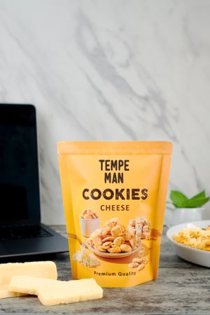 Tempe Cookies  Cheese Flavor at Tempeman Official in Gianyar