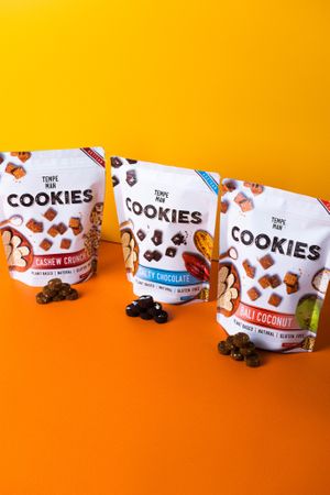 Cookies Cashew Crunch, Salty Chocolate, Bali Coconut (Plant based, Natural, Gluten Free) at Tempeman Official in Gianyar