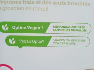 They know about veganism at YouWok Bruxelles - General Jacques in Brussels