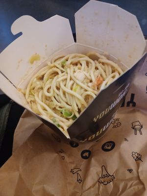 Huge portion (size small) at YouWok Bruxelles - General Jacques in Brussels