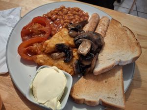 Kavorna - vegan breakfast, May 2025 at Kavorna Cafe and Bistro in Isles Of Scilly