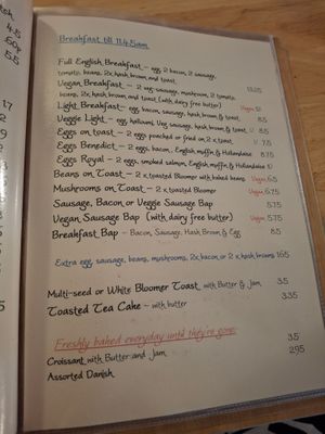 
Kavorna - breakfast menu, May 2025
 at Kavorna Cafe and Bistro in Isles Of Scilly