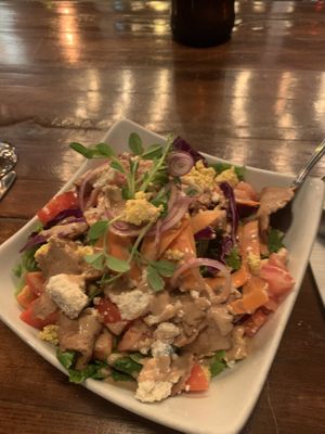 Cob Salad….sooo good!! at Greens Organic Cafe and Market in Sarnia