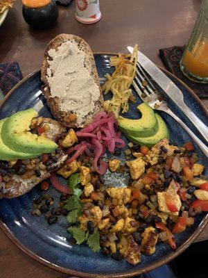 Tofu scramblee  at Ma Xo  in Hanoi