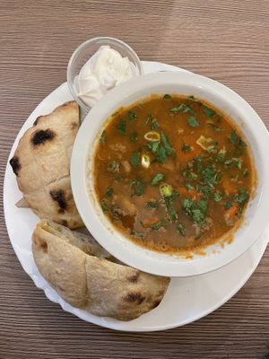 Hungarian style bean goulash   at Szabad Bisztró - Új Hely in Budapest