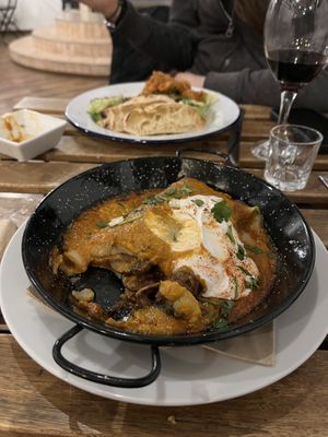 Hungarian pancake with mushrooms  at Szabad Bisztró - Új Hely in Budapest