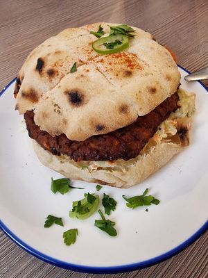 Burger at Szabad Bisztró - Új Hely in Budapest