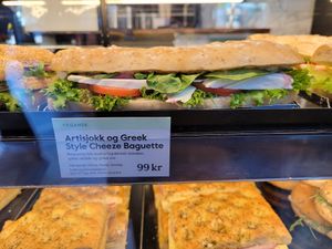 Vegan sandwich  at Espresso House in Fredrikstad