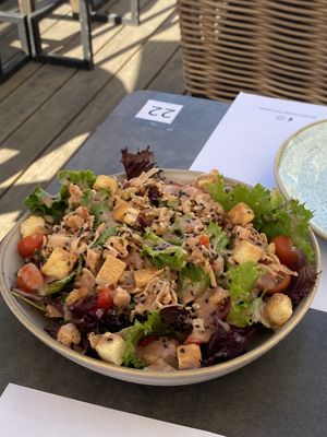 Jackfruit salad was as colorful as it was delicious.   at Ofélia in Tavira