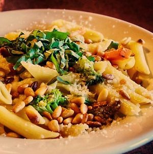 pasta at Amici's East Coast Pizzeria in Mountain View