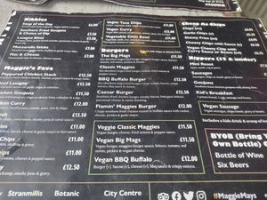 Green box at Maggie Mays Stranmillis Cafe in Belfast