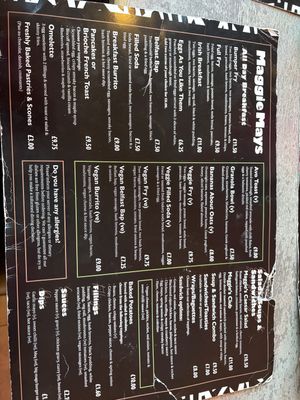   at Maggie Mays Stranmillis Cafe in Belfast