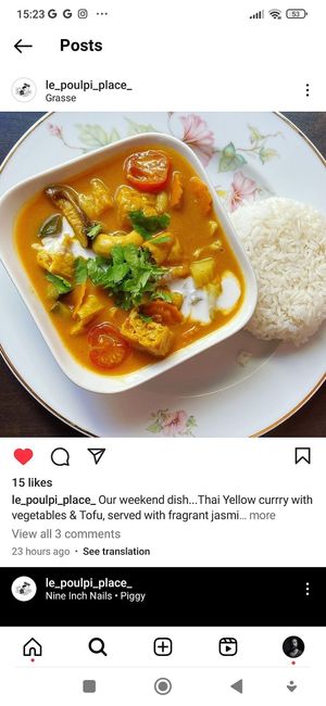 Fantastic little vegan cafe in the heart of Grasse. They also do wine...and have beer on draft! Will become my favourite hangout spot for sure! Run by a lovely couple, so welcoming at Le Poulpi Place in Grasse