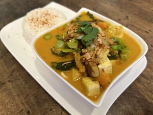 Massaman Thai curry   at Le Poulpi Place in Grasse