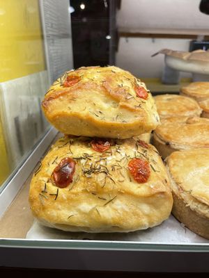 focaccia  at Santiago Padaria Artesanal  in Sao Paulo