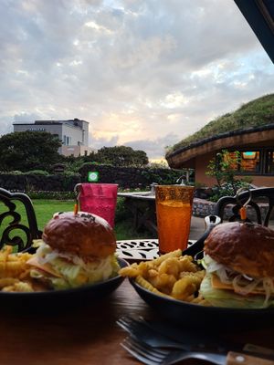  at Greenroof Jeju 꽃담수제버거 in Jeju