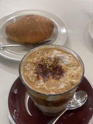 Signature drink. Mokro chestnut latte. Bread was tasty too!   at Mokro Garden - 목로정원 in Seoul