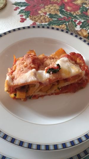 Crespelle vegan alla zucca da asporto at Pan GhEA in Milan