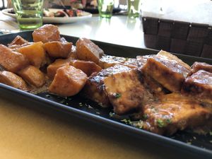 Tamari tofu at Pan GhEA in Milan