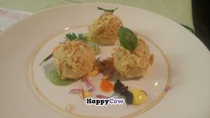 Hummus dish at Pan GhEA in Milan