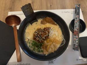 Vegan ramen   at Unagi Sushi and Bar in Krakow