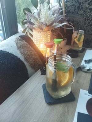 Sakura sencha tea at Unagi Sushi and Bar in Krakow