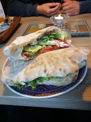 Sizilianisches Sandwich vegan at Pizzaria Banderas in Bayerisch Eisenstein