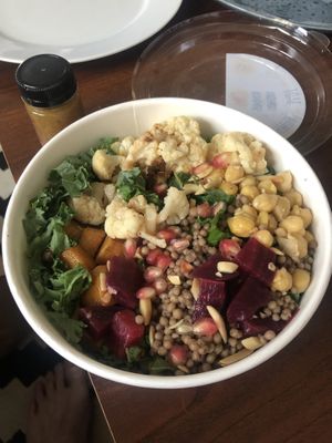 Maftool bowl  at Hummus Brothers in Abu Dhabi