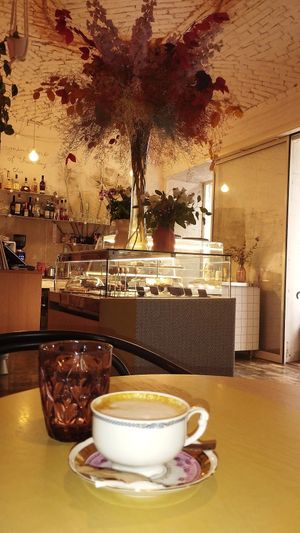 Oat milk cappuccino. at Makramè in Ljubljana