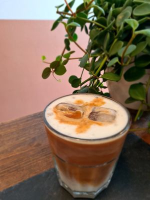 Eiskaffee at little green kitchen - Kunibertsviertel in Cologne