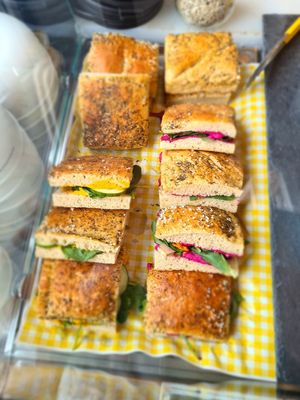 Focaccia at little green kitchen - Kunibertsviertel in Cologne