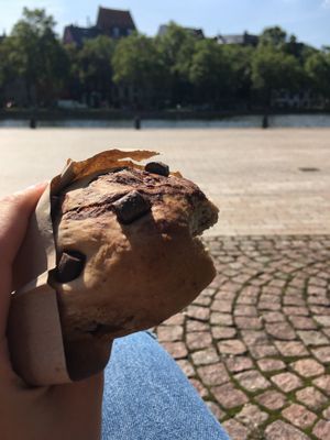 Schokobrötchen at little green kitchen - Kunibertsviertel in Cologne