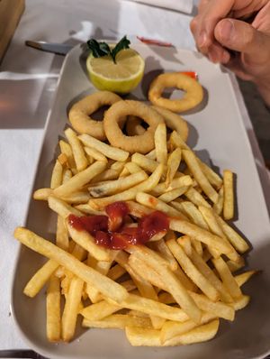 Mixed fried at Ristorante Il Dasa in Caltagirone