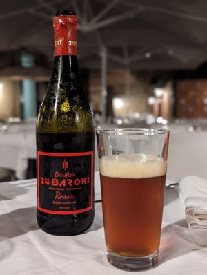 Unfiltered beer at Ristorante Il Dasa in Caltagirone