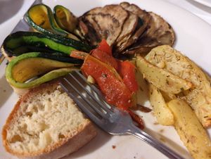 Mixed grilled vegetables. at Ristorante Il Dasa in Caltagirone