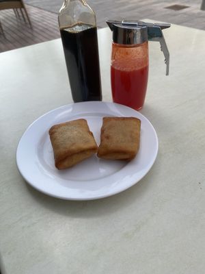 Spring rolls   at Restaurante Jiang Nan in Mallorca