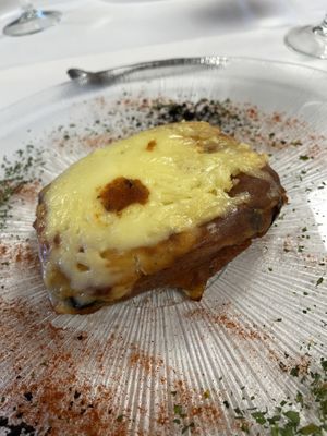 Vegan lasagne  at La Mola in Alicante