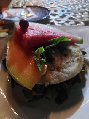 Arepas veggie at Nieves Naturales in Tolima