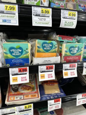 Dairy-Free Cheese  at Gelson's in Manhattan Beach