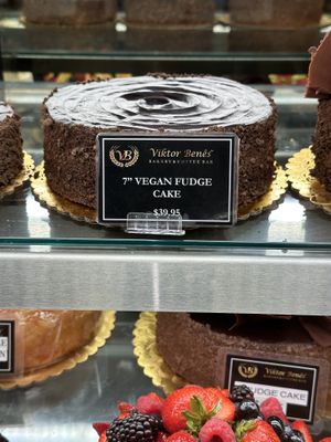 Vegan Fudge Cake   at Gelson's in Manhattan Beach