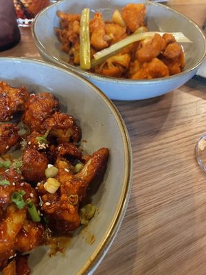 Vegan wings  at Either Or in Des Moines