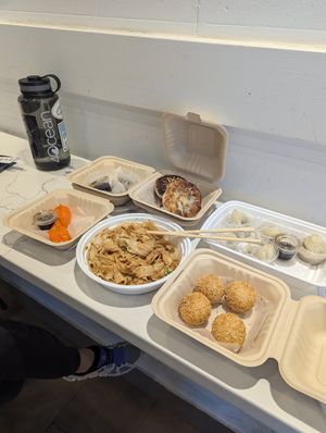 Lots of options and delicious at Long Island Dumplings in New York City