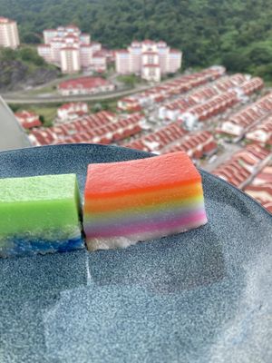 Different types of Kuih. All delicious   at TianMiMi Dessert Shop - 甜蜜蜜糖水铺 in Penang