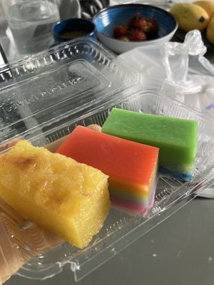 Different types of Kuih. All delicious   at TianMiMi Dessert Shop - 甜蜜蜜糖水铺 in Penang