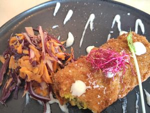 Falafel main at Piperita Patty in Olbia