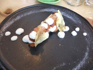 Carrot cake at Piperita Patty in Olbia