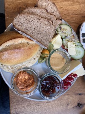 Vegan breakfast March 2024 (kurkuma shot not on photo)  at Café 23  in Wuppertal