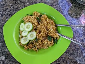 Vegan Nasi goreng - specify no egg at Nyaman Vegetarian 自在素食 in Batam