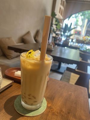   at Be An Vegetarian Café in Ho Chi Minh City