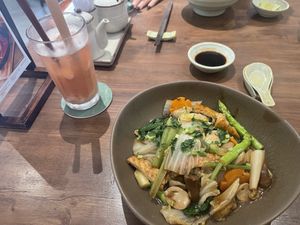   at Be An Vegetarian Café in Ho Chi Minh City